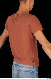 Alessandro Katz brown t shirt casual dressed upper body 0006.jpg